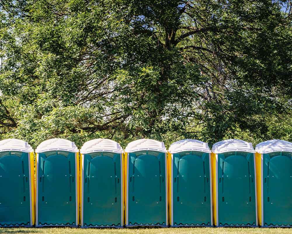 row of toilets liberty county ga
